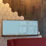 Restaurant Booth and featured wall